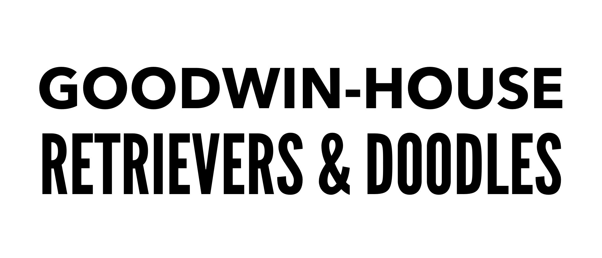 Goodwin House Retrievers & Doodles logo